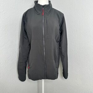 Halifax Traders Mens Gray Lightweight Puffer Jacket Size‎ M Full Zip